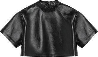 Balenciaga Blouses, female, Black, Size: S Cropped Top