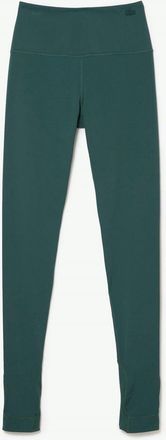 Lacoste Womens Stirrup Leggings in Green 5HX - Size 2 UK