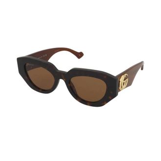Gucci Sunglasses - unisex - Gucci - Sunglasses - Brown - 51 MM - Accessories