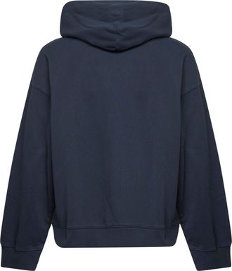 Carhartt Work in Progress Mens Hooded Sweat Jacket Benton Blue Cotton Sweatshirts Sweater