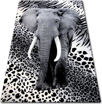 RugsX Alfombra Bcf Flash 33293/170 Grey 160x225 Cm