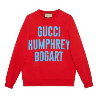 Gucci Humphrey Bogart Print Sweatshirt Red 623245-XJEN-86269