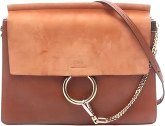 Chlo&eacute; Borsa a spalla in pelle scamosciata anni 2000 - Marrone