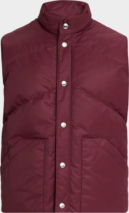 Brunello Cucinelli Mens Lightly Padded Techno Vest