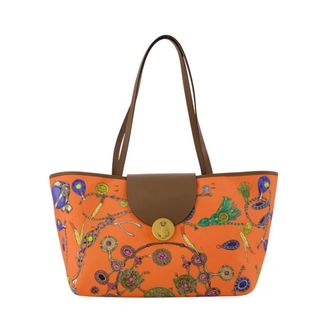 Versace Vivian Small Canvas Tote - Bags - Mujer - Multicolor - ONE SIZE