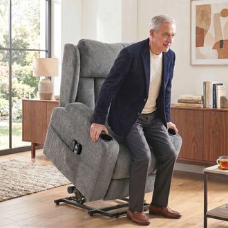 HOMCOM Power Recliner Chair w/ Massage & Heat, Electric Lift Chair, Grey