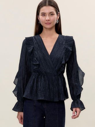 Rebecca Taylor Olivia Ruffle Blouse