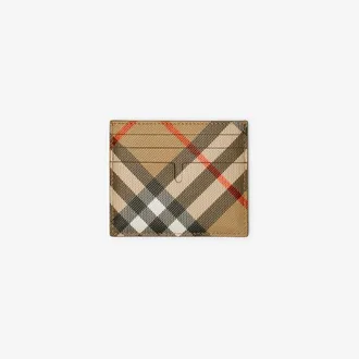 Burberry Tall Check Card Case