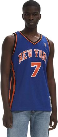 Mitchell & Ness 2010 Carmelo Anthony 7 Jersey - Heren - Fitness - Blauw - 2XL - Polyester - Fitness