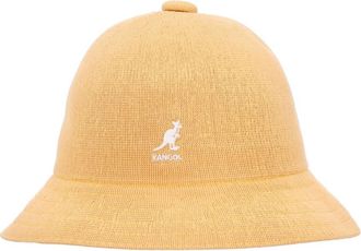 Kangol Casual visserhoed in abrikozenstof - Heren - Hoeden - Beige - S - Leer - Accessoires