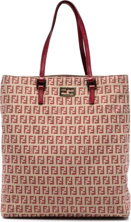 Fendi Pre-owned Womens Zucchino Canvas Tote - Tan Textile - One Size
