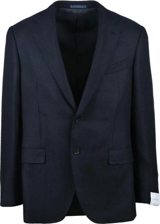 Caruso Jassen, Heren, Blauw, 4Xl, Kasjmier, Stondato Blazer