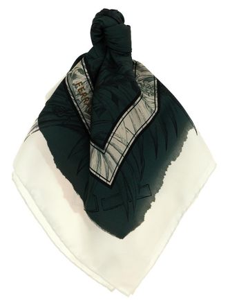 Ferragamo Gravure Print Scarf