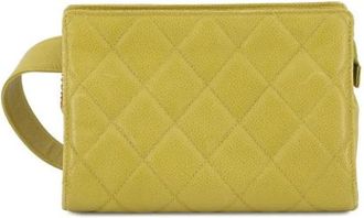 Chanel Pre-owned Belt Bags, female, Green, Size: ONE SIZE Pre-owned Belt Bag