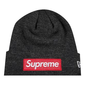 SUPREME x New Era Box Logo Beanie Charcoal FW21BN9-CHARCOAL