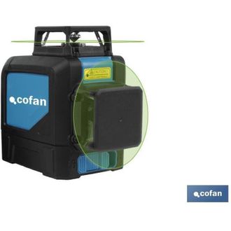 cofan Nivel L&aacute;ser Autonivelante 30 M 2 X 360&deg;, Nivel L&aacute;ser Autonivelante De L&iacute;neas Cruzadas 2 X 360&deg; Con Dos Modos, Manual Y Autonivelaci&oacute;n, Para Facilitar 