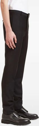 Aiezen Pantalon van wolblend - Zwart