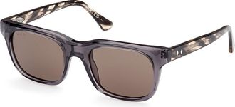 Web Eyewear Web WE0336 20E Mens Sunglasses Grey Size 53