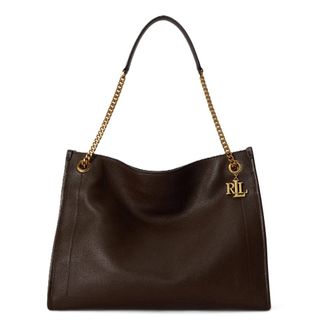 Ralph Lauren Brdly Shppr-Tote-Large - Dames - Tassen - Bruin - Maat: ONE Size Zijde