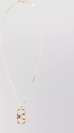 Valentino Garavani rhinestone pendant necklace