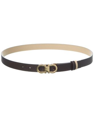 Ferragamo Gancini Reversible & Adjustable Leather Belt