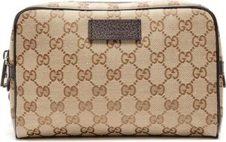 Gucci Gg Canvas Brown Gg Canvas Fanny Pack (Pre-Owned)