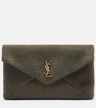 Saint Laurent Cassandre Large leather pouch