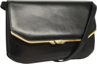 Bally Tweedehands leren schoudertassen - Dames - Vintage Schoudertas - Zwart - ONE Size - Leer - Vintage