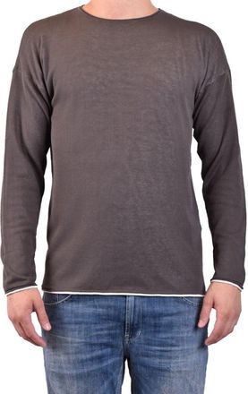 Isabel Benenato Green Cotton Knitwear Sweater