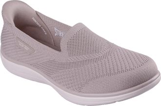 Skechers Ladies Slip On Loafers, Taupe, 3 UK
