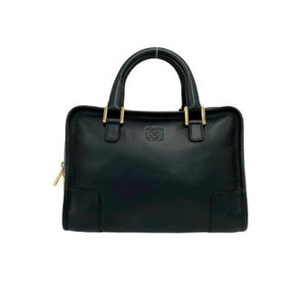 Loewe Pre-owned Amazona 28 Leren Handtas - Dames - Pre-owned - Zwart - Maat: ONE Size Leer