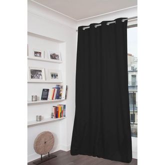 MOONDREAM Cortina opaca100% ollaoss negro MC710 135x250