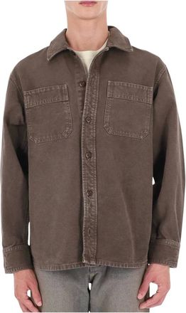 A.P.C. Overshirt Noah - - Jackets - Uomo - Marrone - L