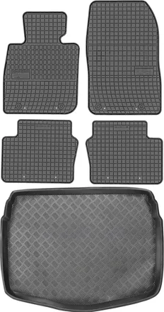 OEM Juego De Alfombrillas De Goma Para Coche Y Alfombrilla Para Maletero Para Mazda Cx-3 Crossover (2015-2018)