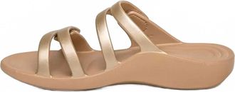 Aetrex Womens Janey Sport Slide In Champagne