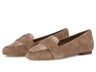 Birdies Blackbird Suede Flat Womens Flat Shoes Oak Shimmer : 7 M, Leather/Suede