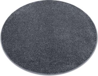 RugsX Rugsx - Alfombra Santa Fe C&iacute;rculo Gris 97 Llanura Color S&oacute;lido Grey Circulo 150 Cm