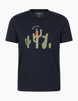 Mountain Warehouse Mens Mountain Warehouse Mens Stay Sharp Graphic T-Shirt - Navy - Size: 42