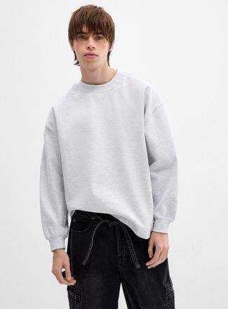 Sixth June Mens Heathered mock-neck sweatshirt
