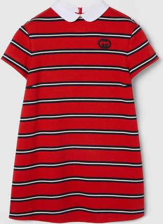 Gucci Kids - Striped Dress, Red, Ready-to-wear