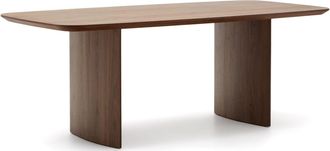 K Home Design Esstisch Litty, Nussbaum - 200 x 100 cm