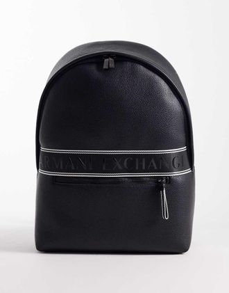 A|X Armani Exchange Borsa a sacco nera-Nero