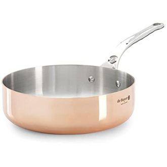 De Buyer Prima Matera Pentolino Rame-Inox 24cm Dritto per Induzione