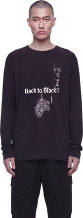 Yohji Yamamoto Graphic Long Sleeve T-Shirt