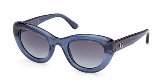 Guess GU00352 90W Womens Sunglasses Blue Size 50
