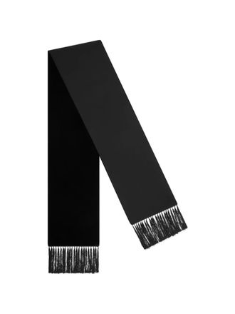 Tom Ford Sciarpa con frange - Nero