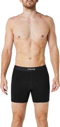Firetrap Boxershorts voor heren (Set van 2) (Zwart)