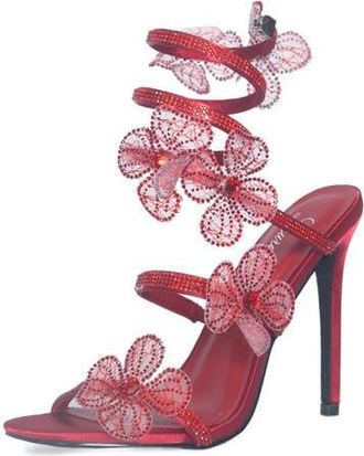 Lauren Lorraine Victoria Sandals in Red at Nordstrom, Size 7.5