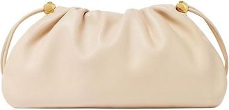 Versace Womens Tag Mini Nappa Leather Bag Ivory Lambskin Handbags Hand