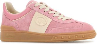 Valentino Garavani Womens Upvillage Sneaker Pink Splicalf Leather